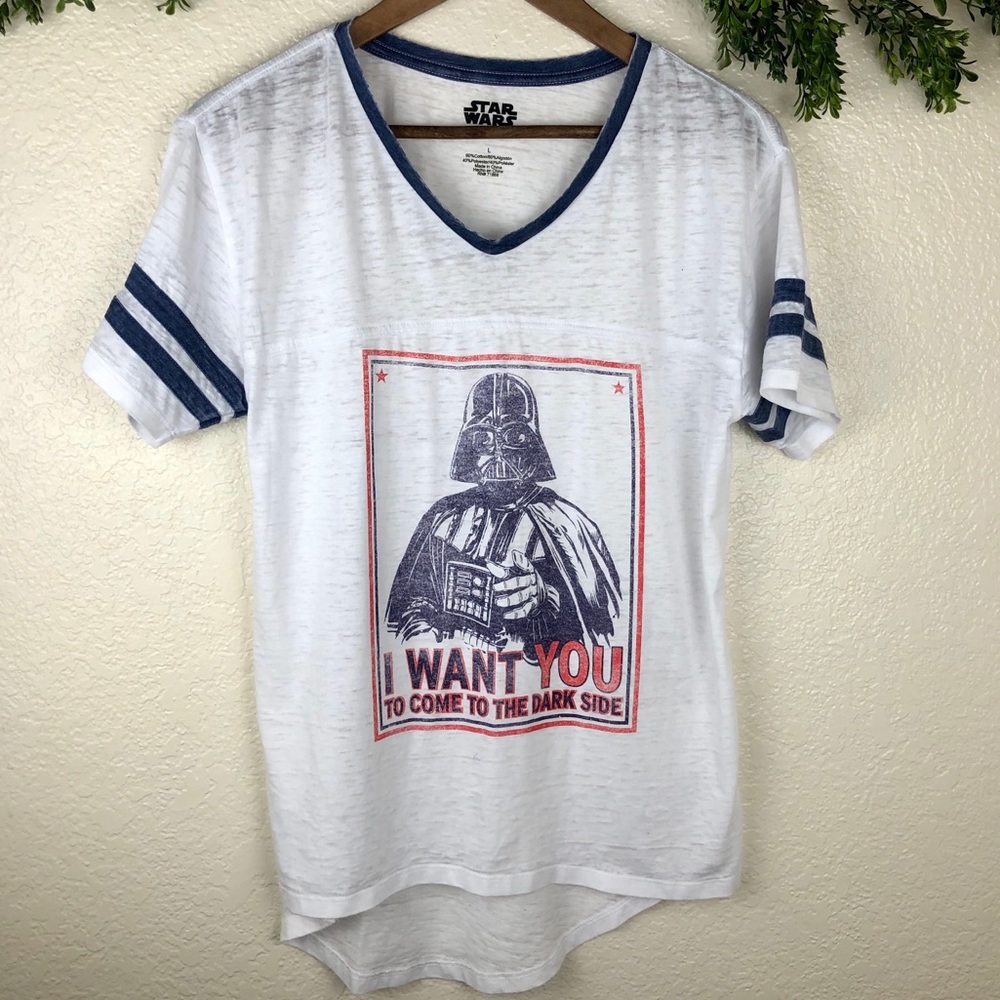 Star Wars Vader Baseball Tee